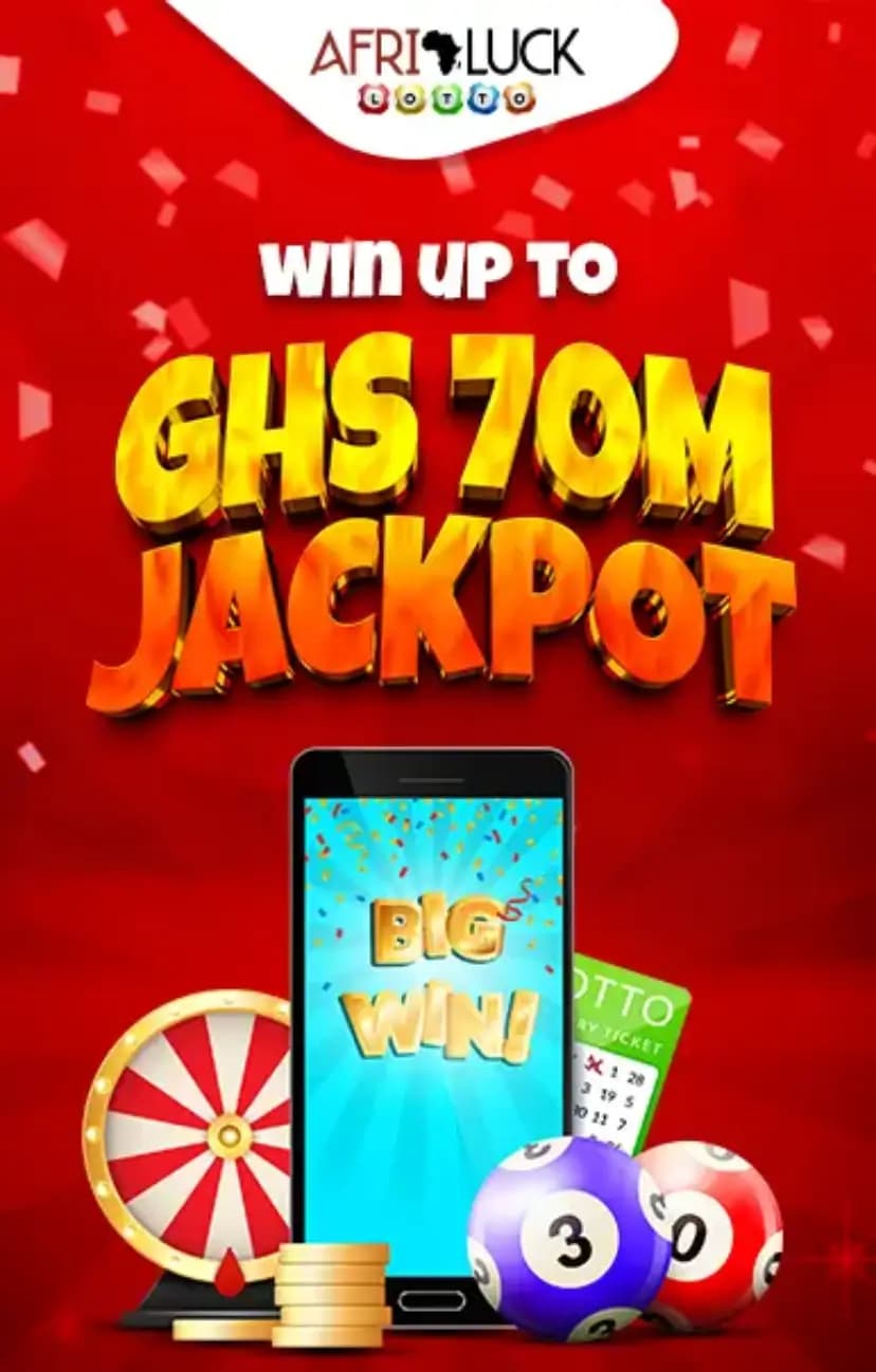 Afriluck Jackpot Banner Mobile